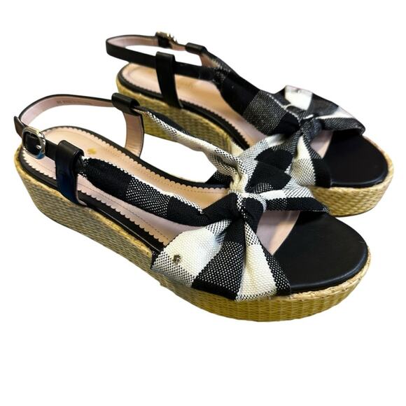 Kate Spade Betsy Platform Bow Sandals Size 8 - Picture 5 of 11